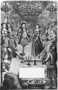 French Ball, Royal Almanac, with a score sheet of the 